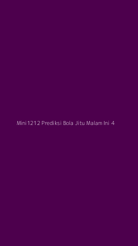 Tampilan Antarmuka Aplikasi Mini1212 Prediksi Bola Jitu Malam Ini - 4