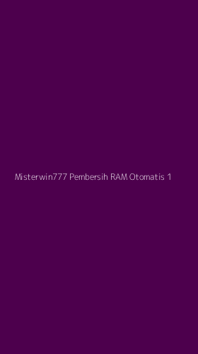Tampilan Antarmuka Aplikasi Misterwin777 Pembersih Ram Otomatis - 1
