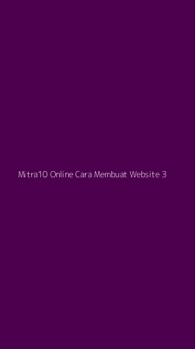 Tampilan Antarmuka Aplikasi Mitra10 Online Cara Membuat Website - 3