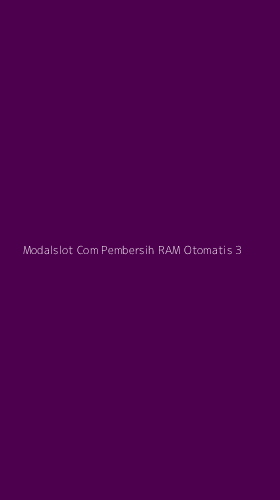 Tampilan Antarmuka Aplikasi Modalslot Com Pembersih Ram Otomatis - 3