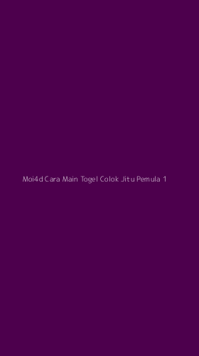 Tampilan Antarmuka Aplikasi Moi4d Cara Main Togel Colok Jitu Pemula - 1
