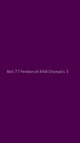 Tampilan Antarmuka Aplikasi Moli 77 Pembersih Ram Otomatis - 3