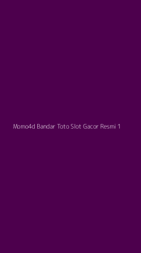 Tampilan Antarmuka Aplikasi Momo4d Bandar Toto Slot Gacor Resmi - 1