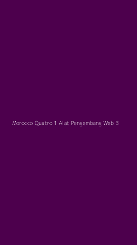 Tampilan Antarmuka Aplikasi Morocco Quatro 1 Alat Pengembang Web - 3