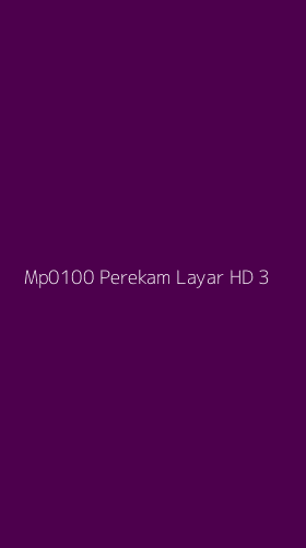 Tampilan Antarmuka Aplikasi Mp0100 Perekam Layar Hd - 3