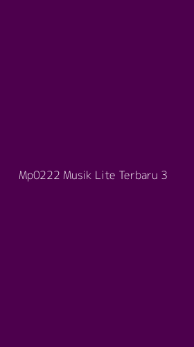Tampilan Antarmuka Aplikasi Mp0222 Musik Lite Terbaru - 3