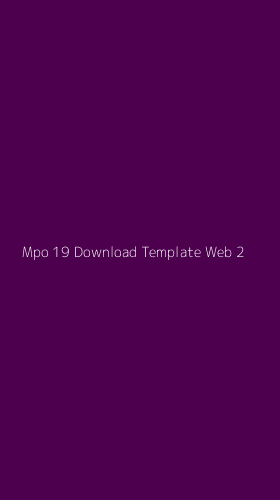 Tampilan Antarmuka Aplikasi Mpo 19 Download Template Web - 2