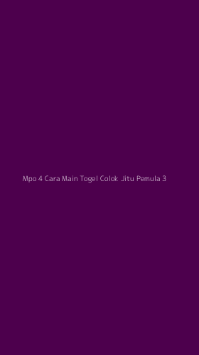 Tampilan Antarmuka Aplikasi Mpo 4 Cara Main Togel Colok Jitu Pemula - 3