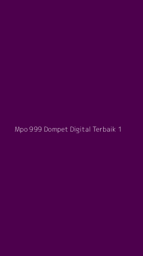 Tampilan Antarmuka Aplikasi Mpo 999 Dompet Digital Terbaik - 1