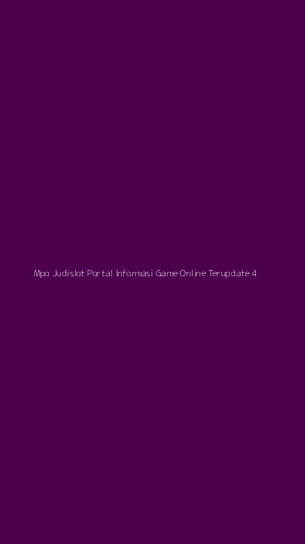 Tampilan Antarmuka Aplikasi Mpo Judislot Portal Informasi Game Online Terupdate - 4