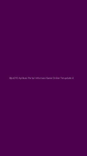 Tampilan Antarmuka Aplikasi Mpo010 Aplikasi Portal Informasi Game Online Terupdate - 4