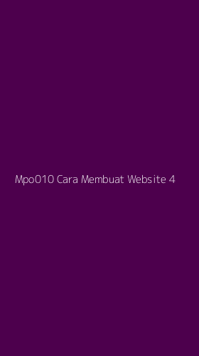 Tampilan Antarmuka Aplikasi Mpo010 Cara Membuat Website - 4