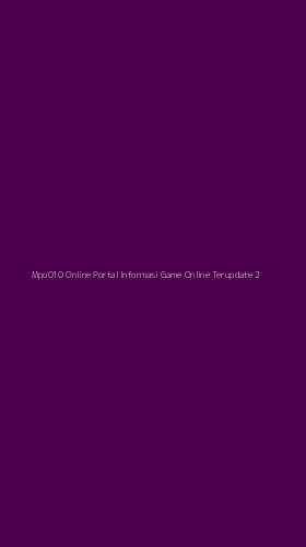 Tampilan Antarmuka Aplikasi Mpo010 Online Portal Informasi Game Online Terupdate - 2