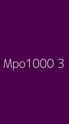 Tampilan Antarmuka Aplikasi Mpo1000 - 3