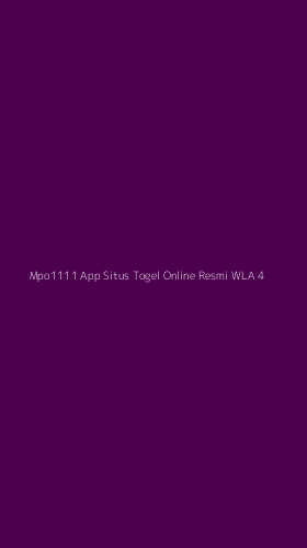 Tampilan Antarmuka Aplikasi Mpo1111 App Situs Togel Online Resmi Wla - 4