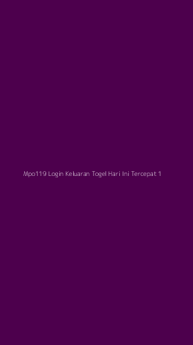 Tampilan Antarmuka Aplikasi Mpo119 Login Keluaran Togel Hari Ini Tercepat - 1