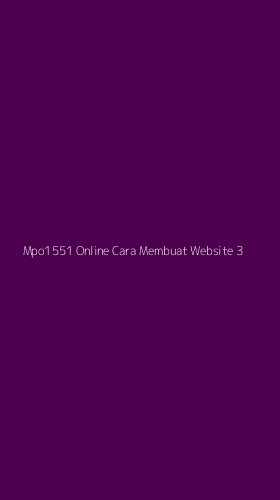 Tampilan Antarmuka Aplikasi Mpo1551 Online Cara Membuat Website - 3