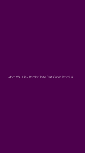 Tampilan Antarmuka Aplikasi Mpo1881 Link Bandar Toto Slot Gacor Resmi - 4