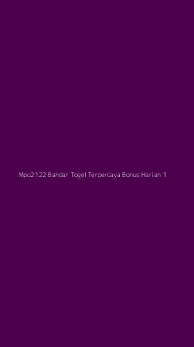 Tampilan Antarmuka Aplikasi Mpo2122 Bandar Togel Terpercaya Bonus Harian - 1