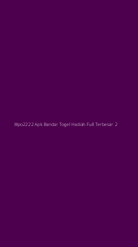 Tampilan Antarmuka Aplikasi Mpo2222 Apk Bandar Togel Hadiah Full Terbesar - 2