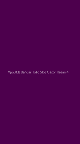 Tampilan Antarmuka Aplikasi Mpo368 Bandar Toto Slot Gacor Resmi - 4