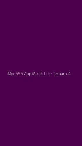 Tampilan Antarmuka Aplikasi Mpo555 App Musik Lite Terbaru - 4
