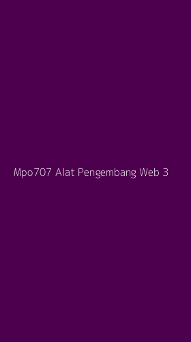 Tampilan Antarmuka Aplikasi Mpo707 Alat Pengembang Web - 3