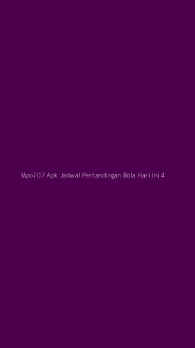 Tampilan Antarmuka Aplikasi Mpo707 Apk Jadwal Pertandingan Bola Hari Ini - 4