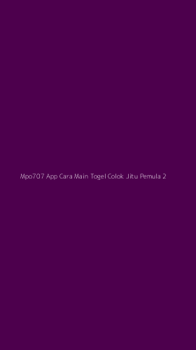Tampilan Antarmuka Aplikasi Mpo707 App Cara Main Togel Colok Jitu Pemula - 2