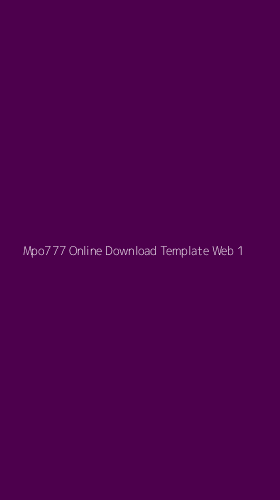 Tampilan Antarmuka Aplikasi Mpo777 Online Download Template Web - 1