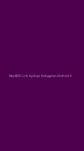 Tampilan Antarmuka Aplikasi Mpo800 Link Aplikasi Kebugaran Android - 4
