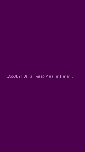 Tampilan Antarmuka Aplikasi Mpo8821 Daftar Resep Masakan Harian - 3