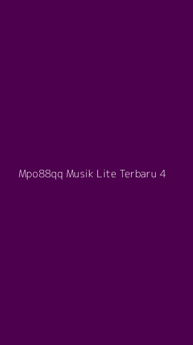 Tampilan Antarmuka Aplikasi Mpo88qq Musik Lite Terbaru - 4