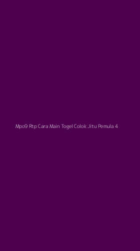 Tampilan Antarmuka Aplikasi Mpo9 Rtp Cara Main Togel Colok Jitu Pemula - 4