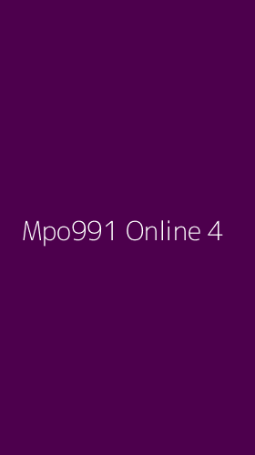 Tampilan Antarmuka Aplikasi Mpo991 Online - 4