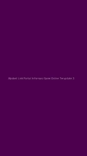 Tampilan Antarmuka Aplikasi Mpobet Link Portal Informasi Game Online Terupdate - 3