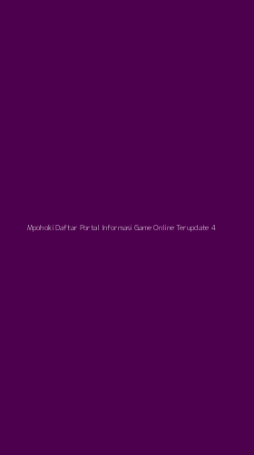 Tampilan Antarmuka Aplikasi Mpohoki Daftar Portal Informasi Game Online Terupdate - 4