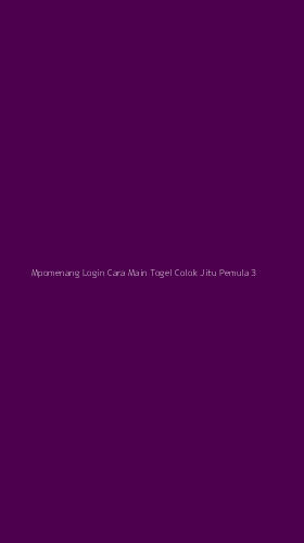 Tampilan Antarmuka Aplikasi Mpomenang Login Cara Main Togel Colok Jitu Pemula - 3