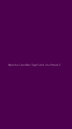Tampilan Antarmuka Aplikasi Mpositus Cara Main Togel Colok Jitu Pemula - 3