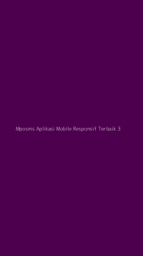 Tampilan Antarmuka Aplikasi Mposms Aplikasi Mobile Responsif Terbaik - 3