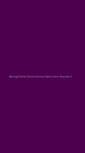 Tampilan Antarmuka Aplikasi Mpotogel Daftar Portal Informasi Game Online Terupdate - 3