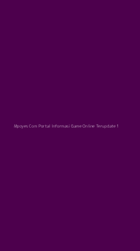 Tampilan Antarmuka Aplikasi Mpoyes Com Portal Informasi Game Online Terupdate - 1