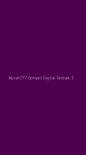 Tampilan Antarmuka Aplikasi Murah777 Dompet Digital Terbaik - 3