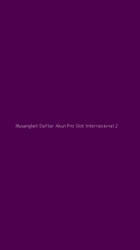 Tampilan Antarmuka Aplikasi Musangbet Daftar Akun Pro Slot Internasional - 2