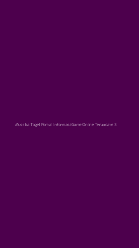 Tampilan Antarmuka Aplikasi Mustika Togel Portal Informasi Game Online Terupdate - 3