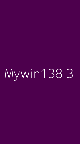 Tampilan Antarmuka Aplikasi Mywin138 - 3