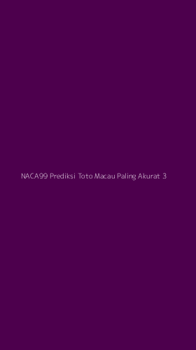 Tampilan Antarmuka Aplikasi Naca99 Prediksi Toto Macau Paling Akurat - 3