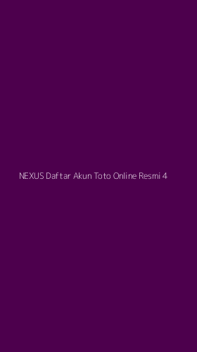 Tampilan Antarmuka Aplikasi Nexus Daftar Akun Toto Online Resmi - 4
