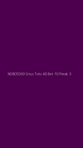 Tampilan Antarmuka Aplikasi Noboss69 Situs Toto 4d Bet 10 Perak - 3