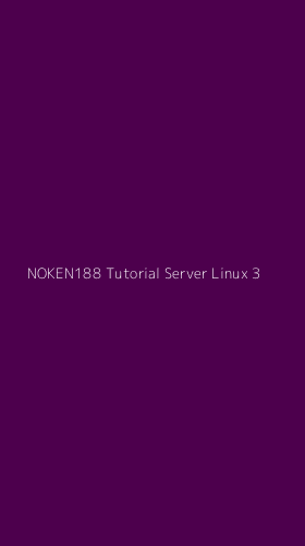 Tampilan Antarmuka Aplikasi Noken188 Tutorial Server Linux - 3